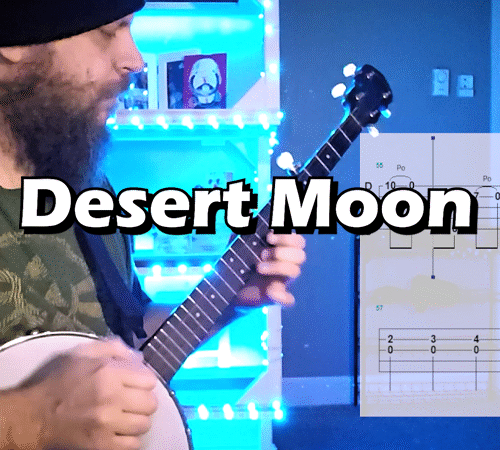 Desert Moon – Atillion Original (Gm) Banjo Tabs